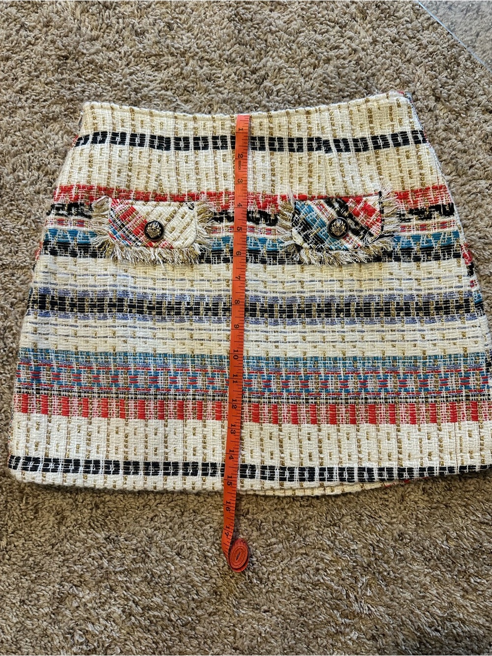 Tweed Mini Skirt - Picture 8 of 9